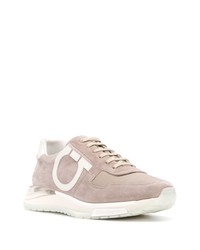 Мужские бежевые кроссовки от Salvatore Ferragamo