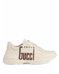 Мужские бежевые кроссовки от Gucci