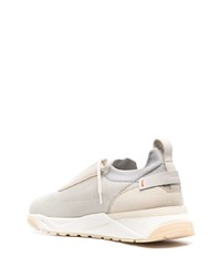 Мужские бежевые кроссовки от Santoni