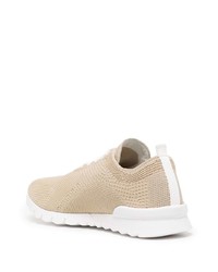 Мужские бежевые кроссовки от Kiton