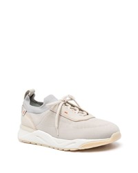 Мужские бежевые кроссовки от Santoni