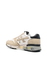 Мужские бежевые кроссовки от Premiata