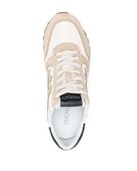 Мужские бежевые кроссовки от Premiata