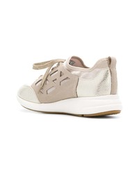 Женские бежевые кроссовки от Geox