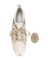 Женские бежевые кроссовки от Geox