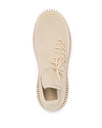 Мужские бежевые кроссовки от Bottega Veneta