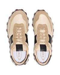 Мужские бежевые кроссовки от Tod's
