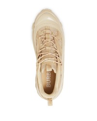 Мужские бежевые кроссовки от Burberry