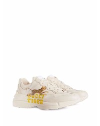 Мужские бежевые кроссовки от Gucci