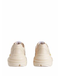 Мужские бежевые кроссовки от Gucci