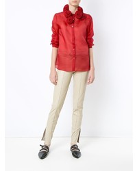 Бежевые леггинсы от Gloria Coelho