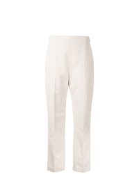 Женские бежевые льняные брюки-галифе от DELPOZO