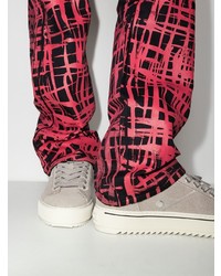 Мужские бежевые низкие кеды из плотной ткани от Represent