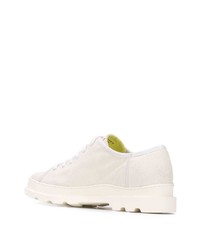 Мужские бежевые низкие кеды из плотной ткани от Camper