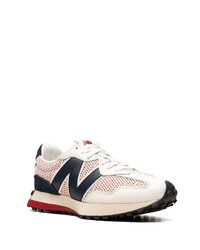 Мужские бежевые низкие кеды от New Balance