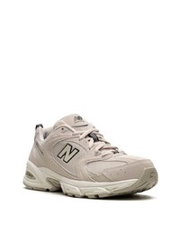 Мужские бежевые низкие кеды от New Balance