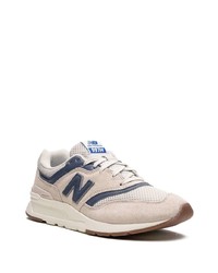 Мужские бежевые низкие кеды от New Balance