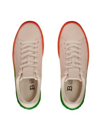 Мужские бежевые низкие кеды от Balmain