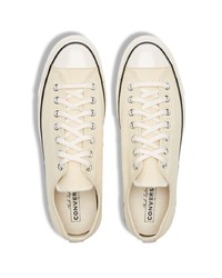 Мужские бежевые низкие кеды от Converse