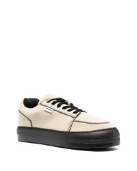 Мужские бежевые низкие кеды от Sunnei