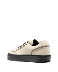 Мужские бежевые низкие кеды от Sunnei