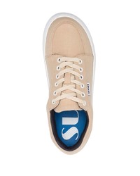 Мужские бежевые низкие кеды от Sunnei