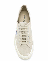 Мужские бежевые низкие кеды от Superga
