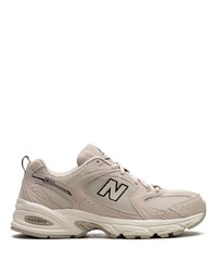 Мужские бежевые низкие кеды от New Balance