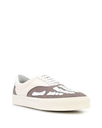 Мужские бежевые низкие кеды от Amiri