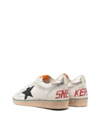 Мужские бежевые низкие кеды от Golden Goose