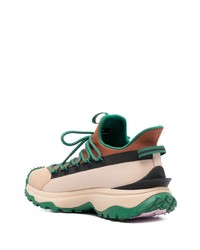 Мужские бежевые низкие кеды от Moncler