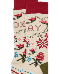 Женские бежевые носки от Stance