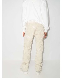 Мужские бежевые рваные джинсы от 1017 Alyx 9Sm