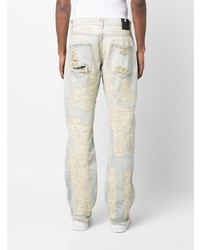 Мужские бежевые рваные джинсы от 1017 Alyx 9Sm