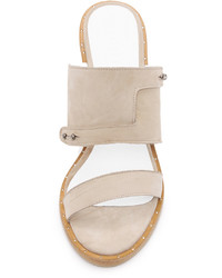 Бежевые сабо от Freda Salvador