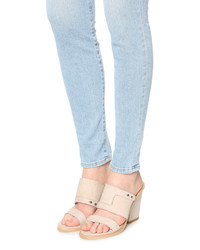 Бежевые сабо от Freda Salvador