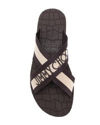 Мужские бежевые сандалии от Jimmy Choo