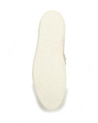 Женские бежевые слипоны от Armani Jeans