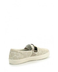 Женские бежевые слипоны от Armani Jeans