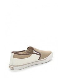 Мужские бежевые слипоны от Carrera