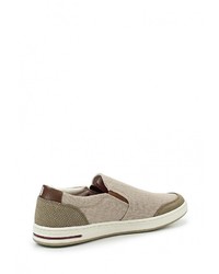 Мужские бежевые слипоны от Carrera