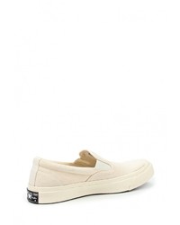 Мужские бежевые слипоны от Converse