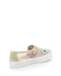 Женские бежевые слипоны от Damerose