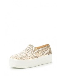 Женские бежевые слипоны от GLAMforever