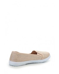 Женские бежевые слипоны от Ideal
