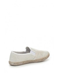 Женские бежевые слипоны от Sweet Shoes