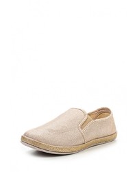 Женские бежевые слипоны