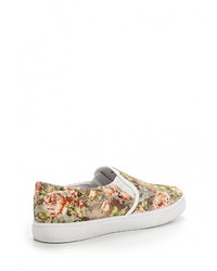 Женские бежевые слипоны от WS Shoes