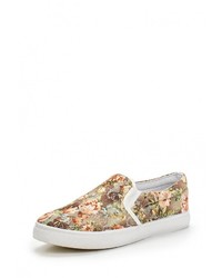 Женские бежевые слипоны от WS Shoes