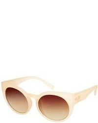 Женские бежевые солнцезащитные очки от Asos